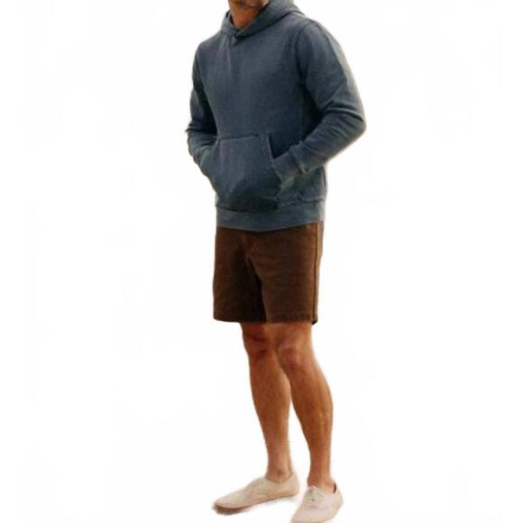 NEW TAYLOR STITCH apres terry hoodie in washed indigo